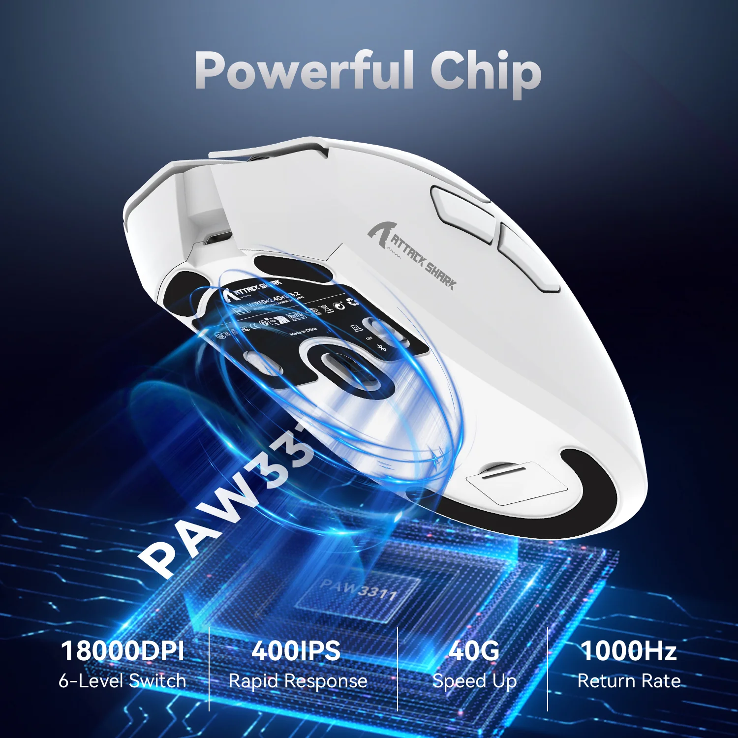 ATTACK SHARK R1 Wireless Gaming Mouse - Image 7
