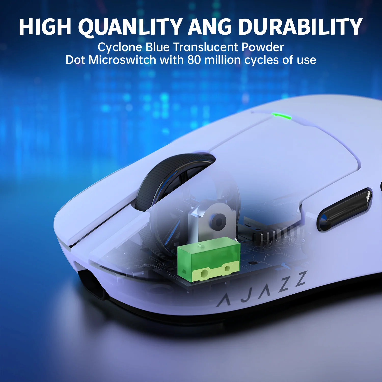 ATTACK SHARK x AJ159P Tri-mode Gaming Mouse with with Magnetic Charging Dock - Image 24