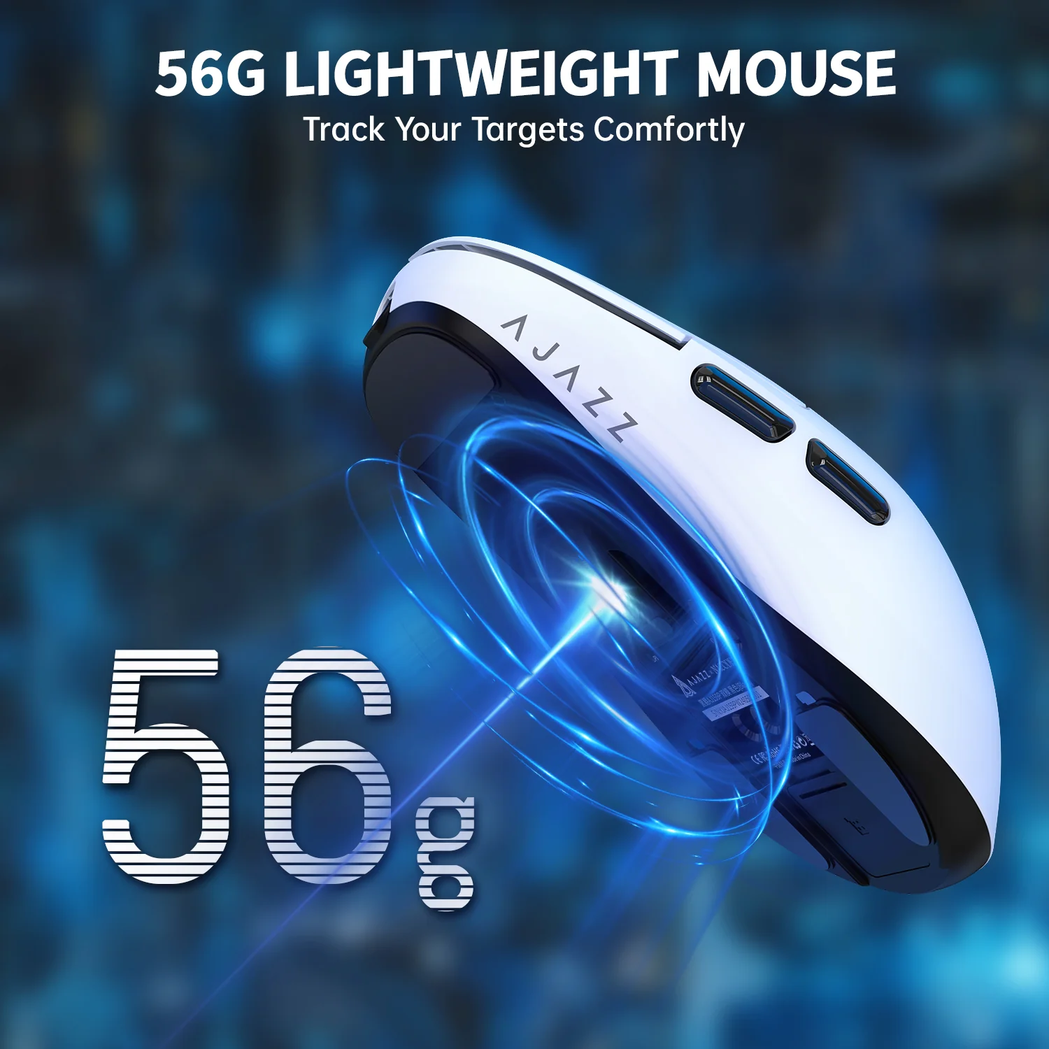 ATTACK SHARK x AJ159P Tri-mode Gaming Mouse with with Magnetic Charging Dock - Image 4