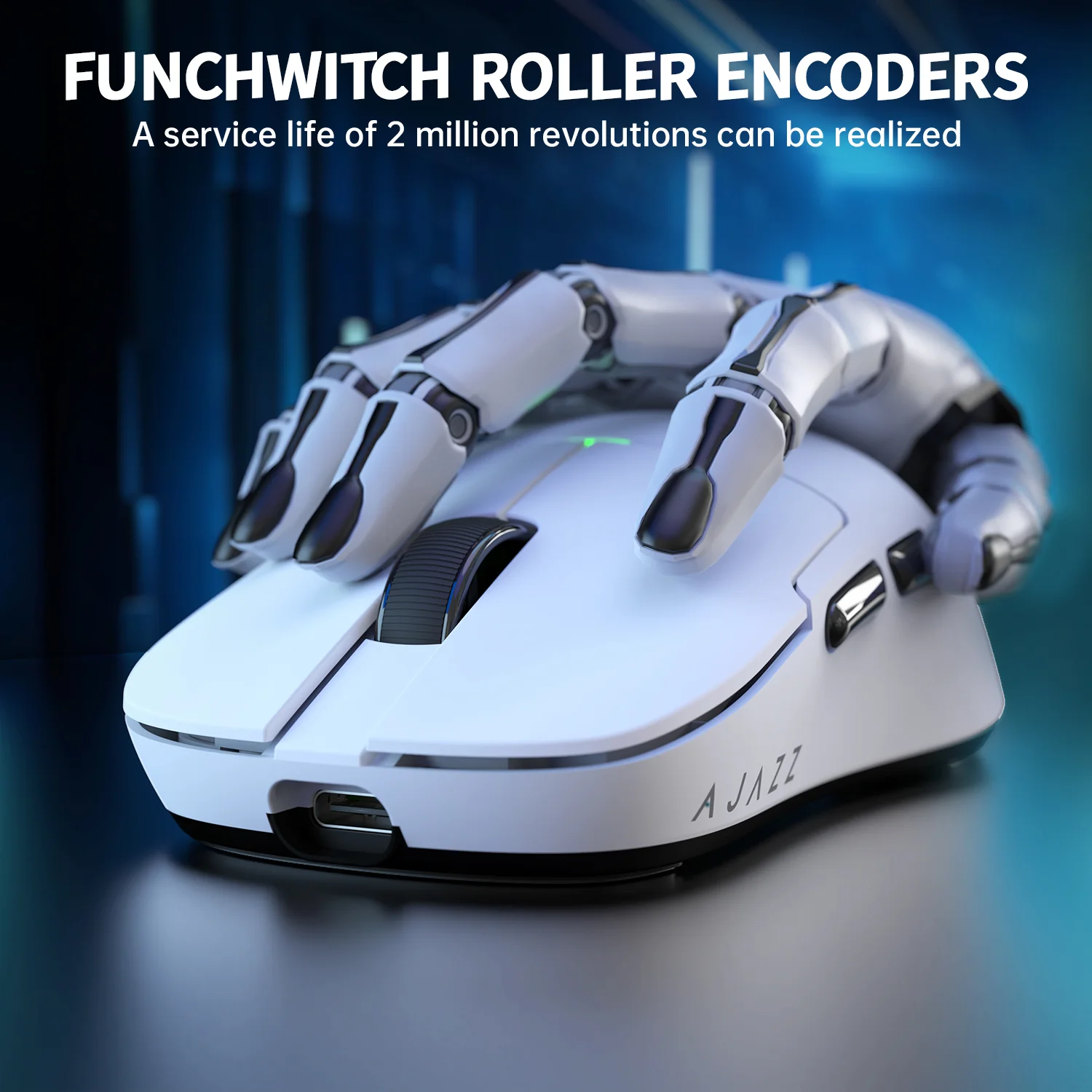 ATTACK SHARK x AJ159P Tri-mode Gaming Mouse with with Magnetic Charging Dock - Image 6