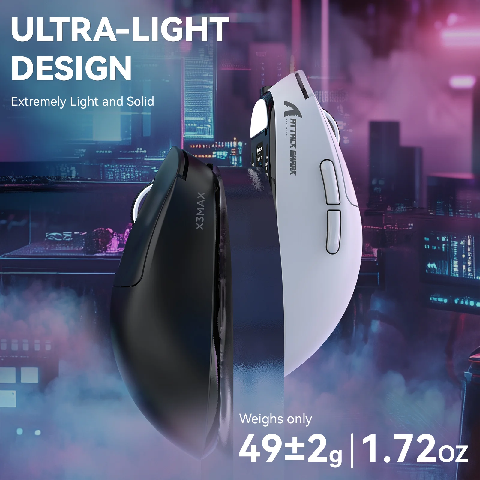 ATTACK SHARK X3MAX PAW3950 Wireless Gaming Mouse - Image 14