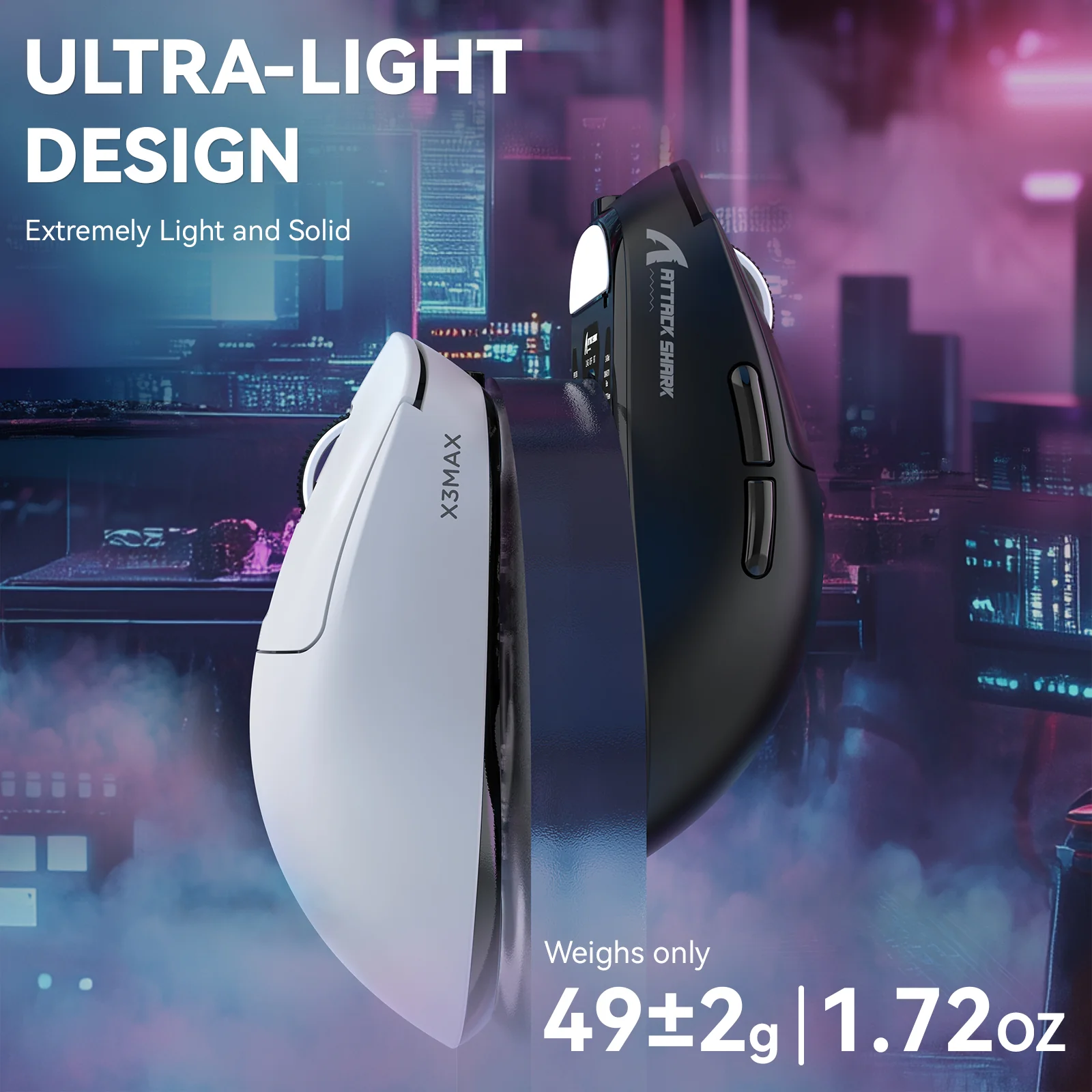 ATTACK SHARK X3MAX PAW3950 Wireless Gaming Mouse - Image 5