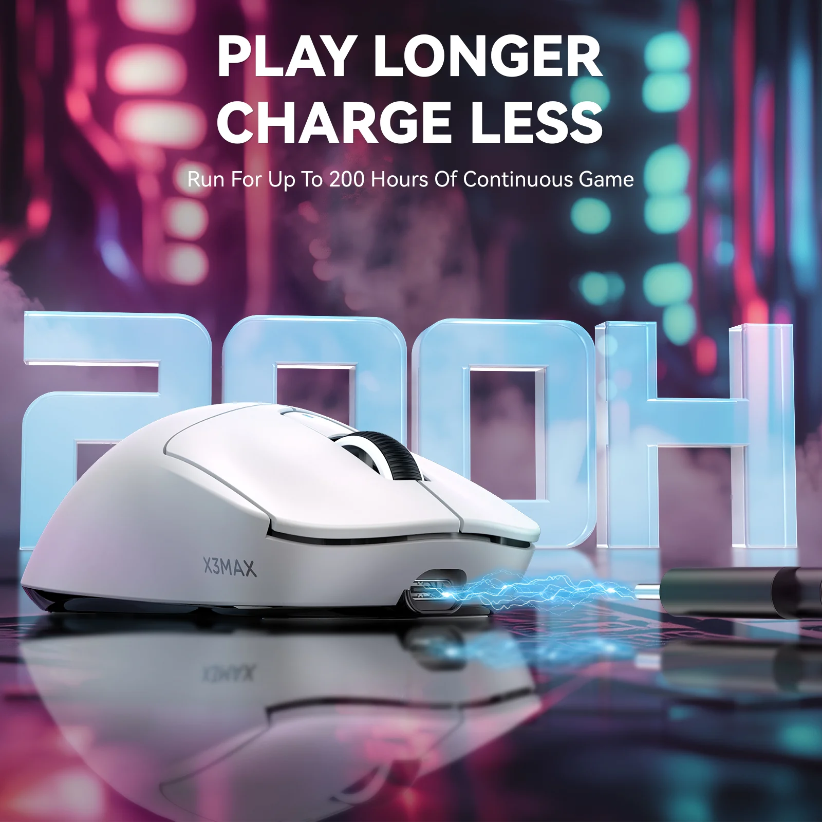 ATTACK SHARK X3MAX PAW3950 Wireless Gaming Mouse - Image 7
