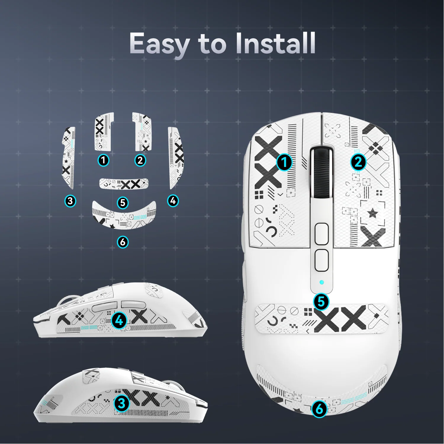 ATTACK SHARK X6 Grip Tape - Image 10