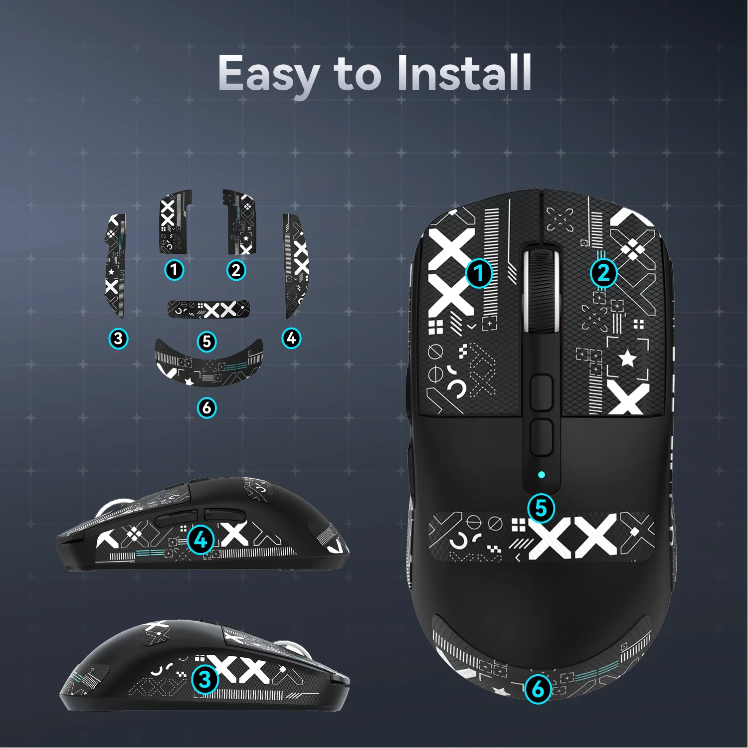 ATTACK SHARK X6 Grip Tape - Image 20