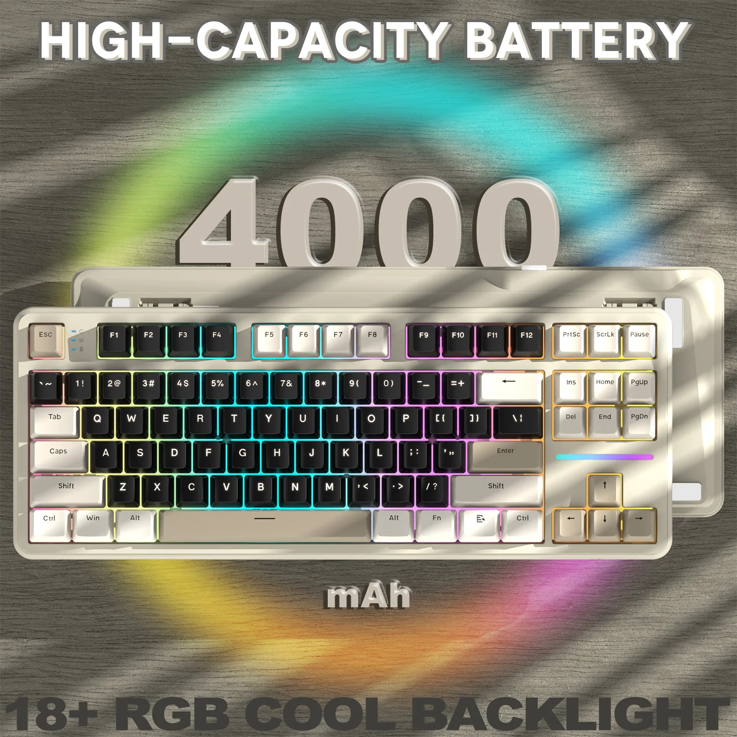 ATTACK SHARK X87 Tri-mode Gasket Mechanical Keyboard - Image 6