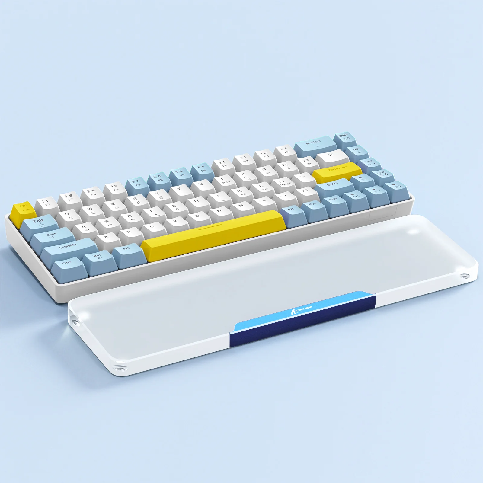 ATTACK SHARK 68 KEYS ACRYLIC WRIST REST - Image 10