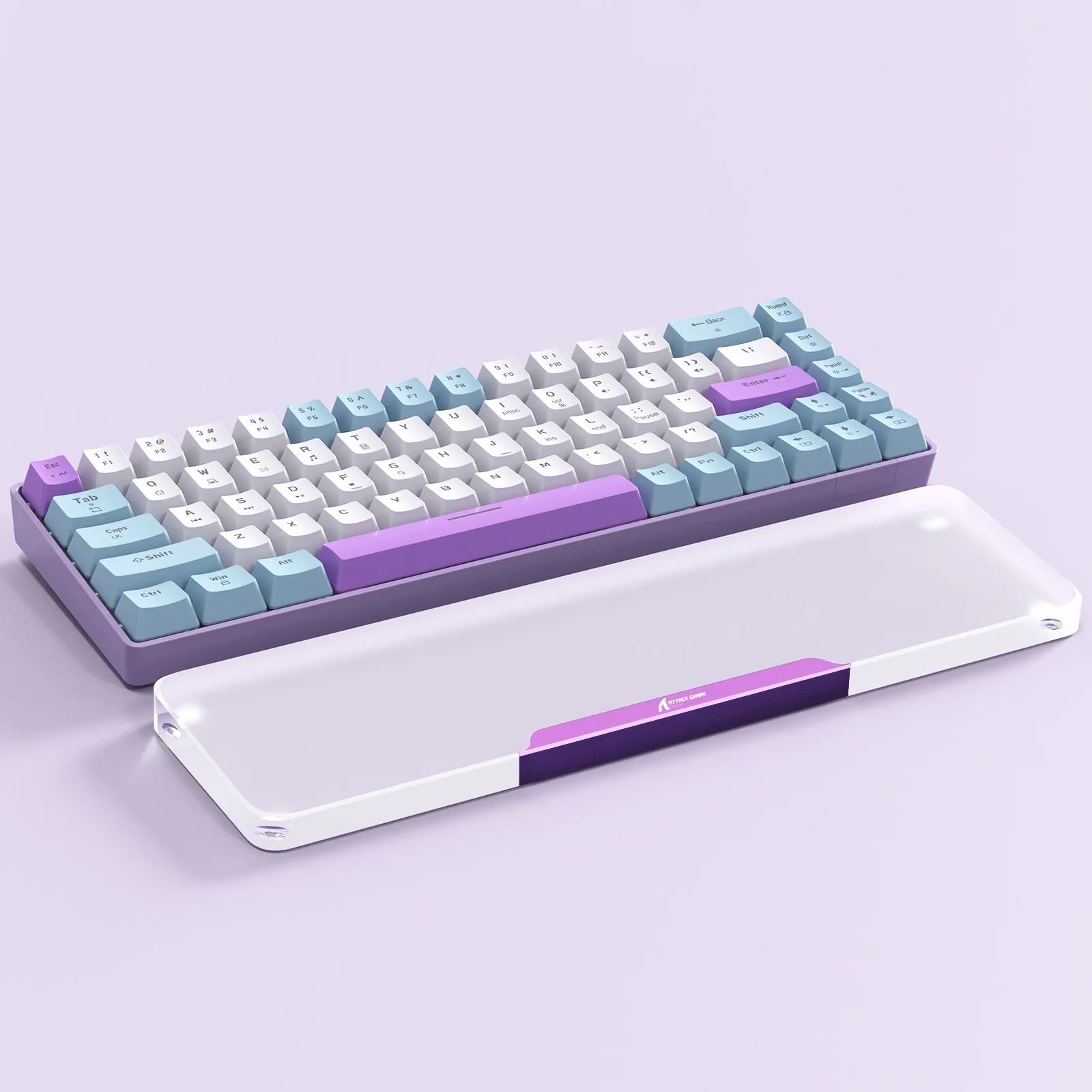 ATTACK SHARK 68 KEYS ACRYLIC WRIST REST - Image 28