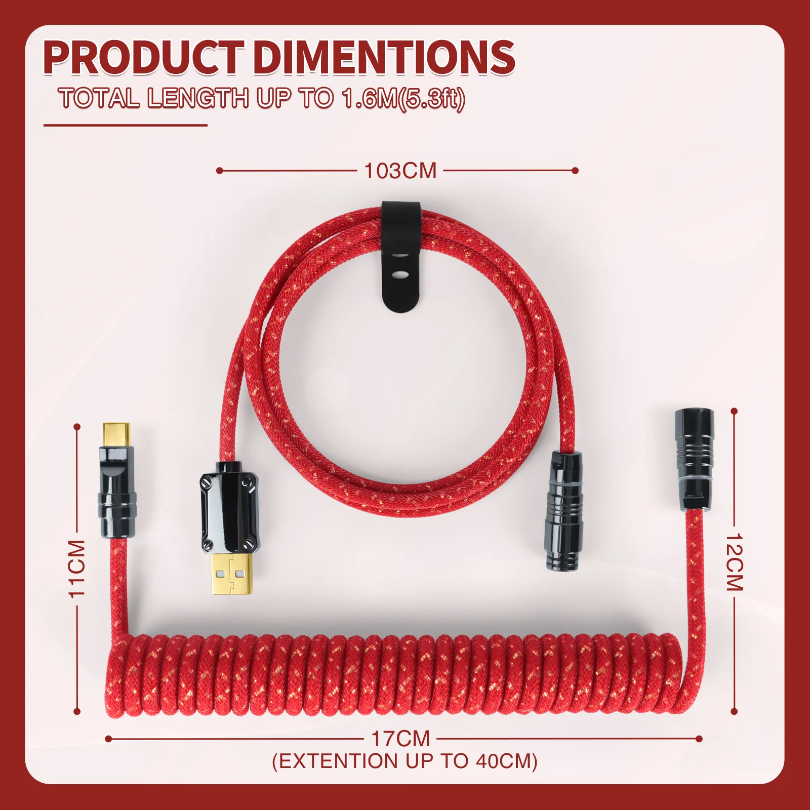 ATTACK SHARK C05 Coiled Cable - Image 27