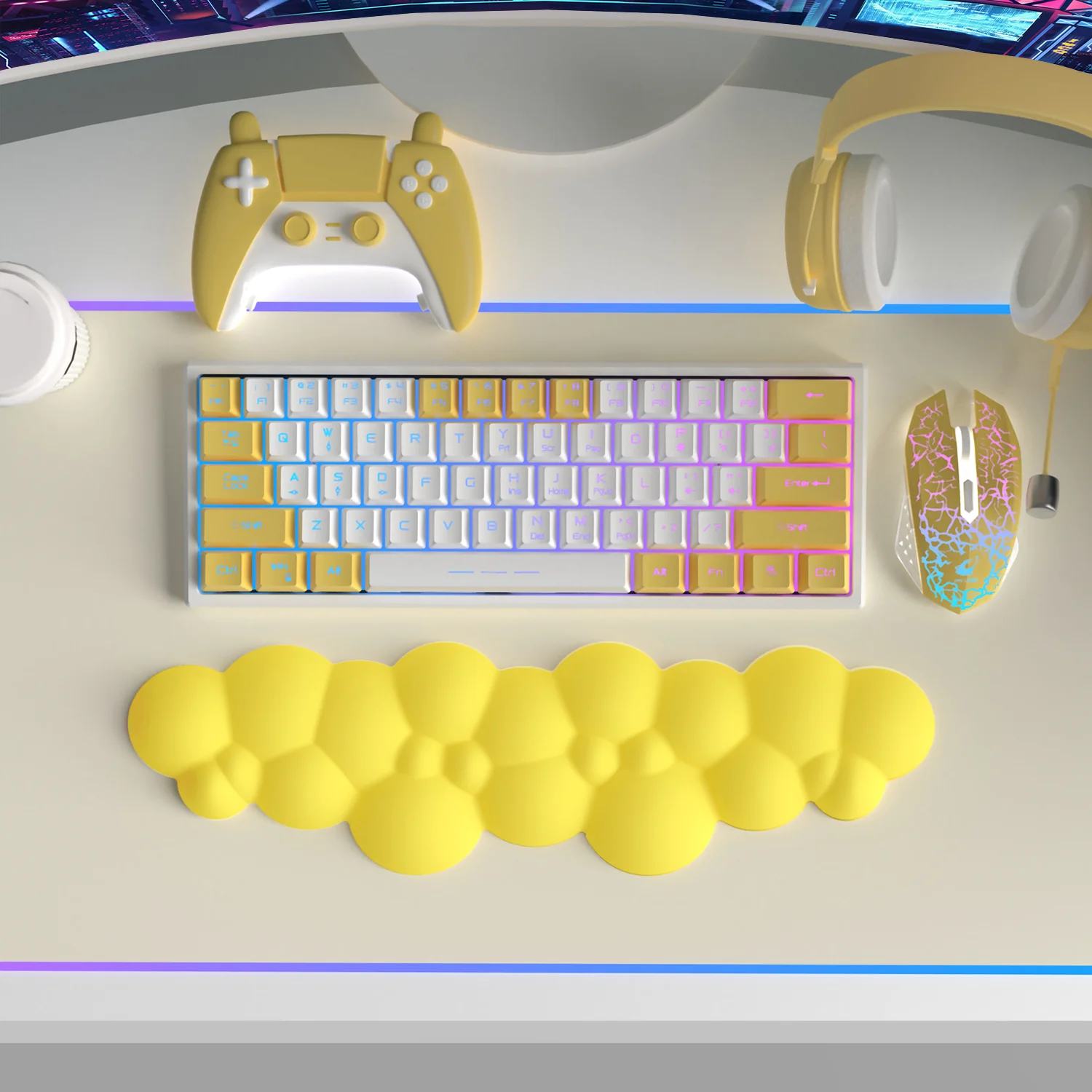 ATTACK SHARK Cloud Keyboard Wrist Rest - Image 117