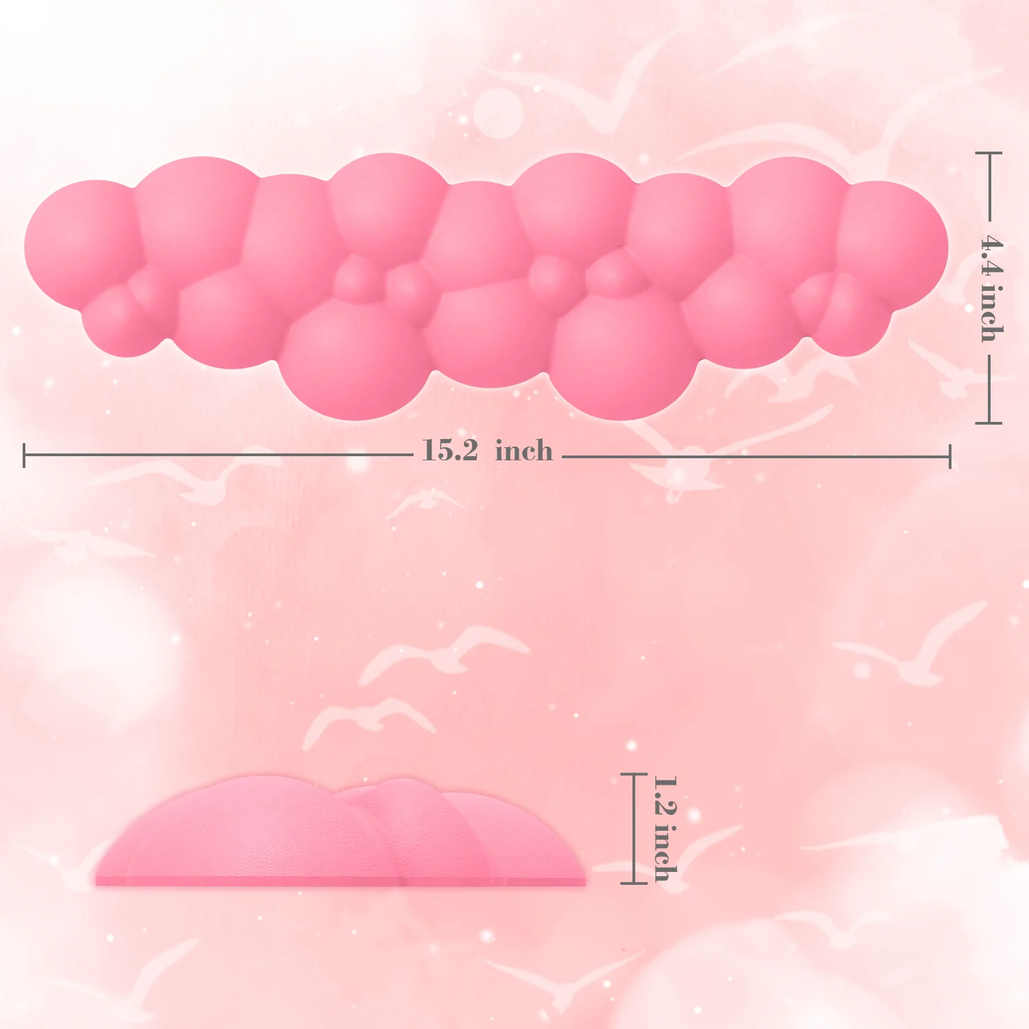 ATTACK SHARK Cloud Keyboard Wrist Rest - Image 85