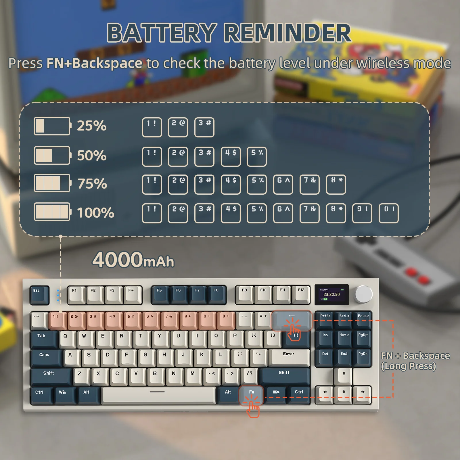 ATTACK SHARK K86 Wireless Mechanical Keyboard - Image 17