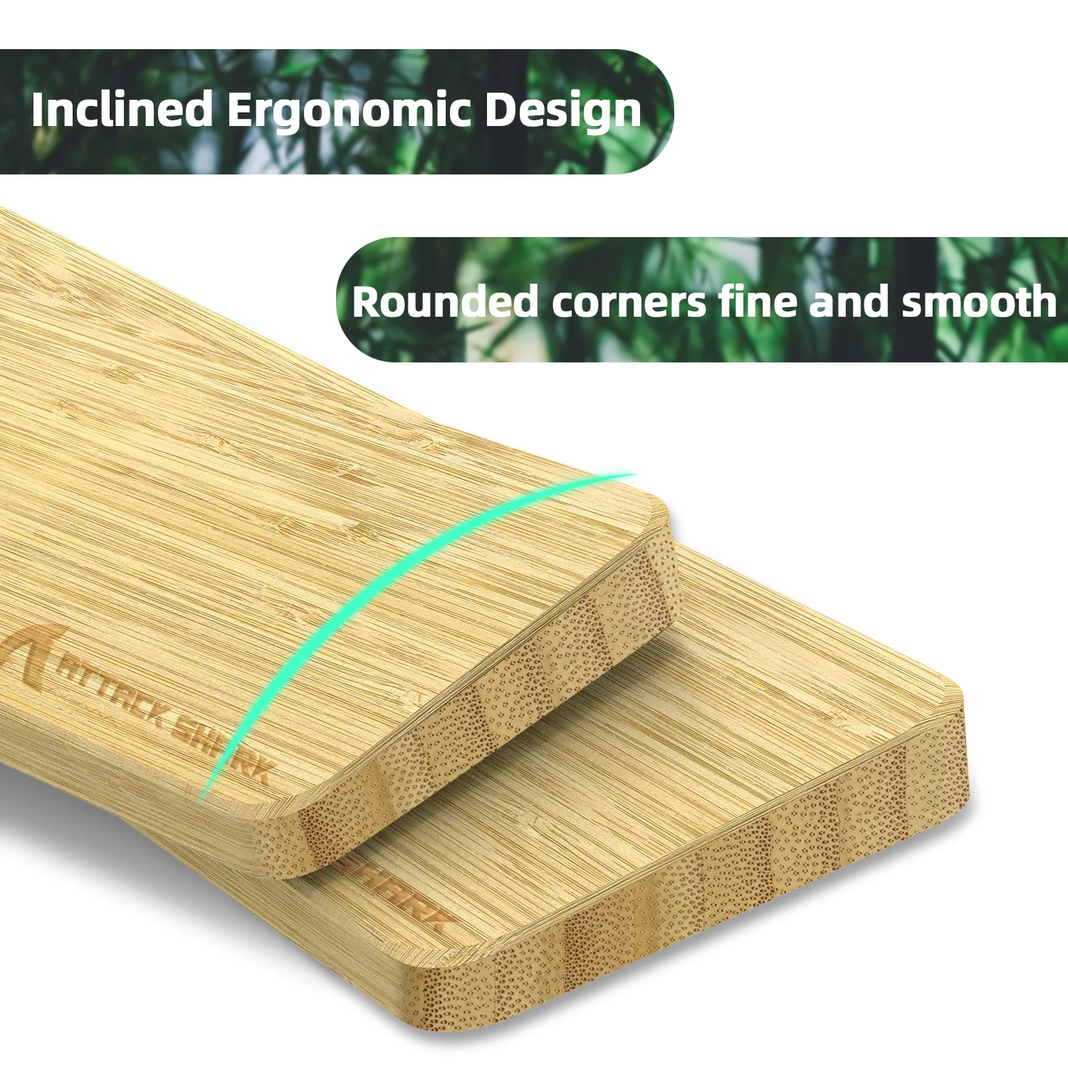 ATTACK SHARK WZ01 Bamboo Wrist Rest - Image 13