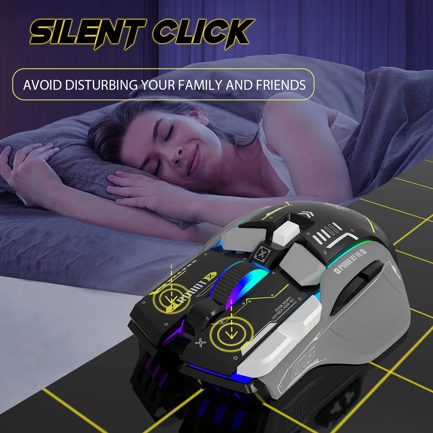ATTACK SHARK G6 Tri-mode Gaming Mouse - Image 17